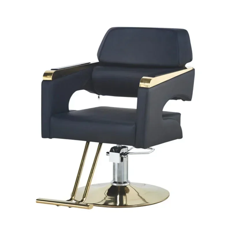 Beauty Hidraulic Personalized Barber Chair Professional Luxury Leg Rest Chair Swivel Advanced Adjustable Cadeira Salon Furniture