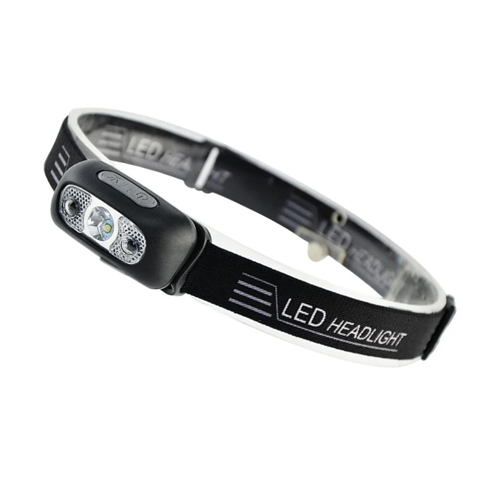 LED Headlamp USB Charging Headlight for Outdoor Sports Camping Hiking Running Fishing Night Use