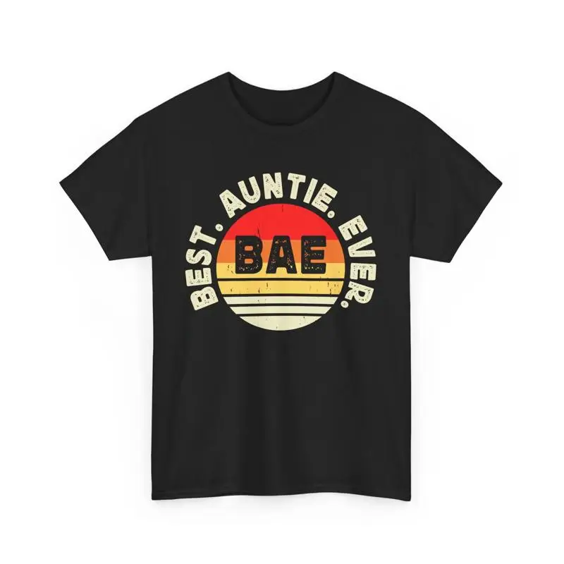 

Best Auntie Ever BAE T Shirt Retro Style for Aunt Perfect Aunties