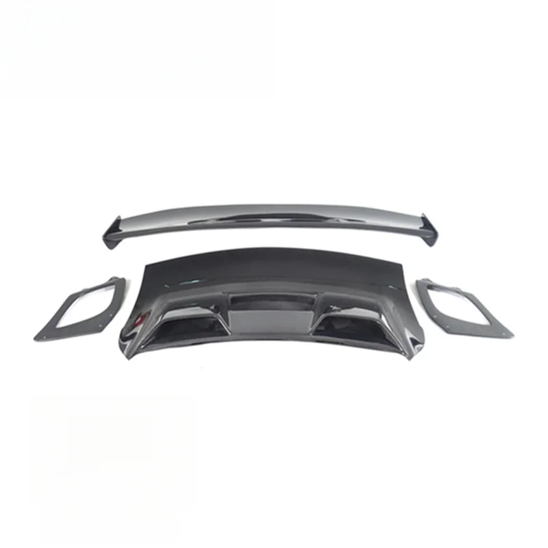High Quality GT3 RS Style Partial Carbon Fiber GT Rear Spoiler Wing With Base Fit For 991.1 2012-2015