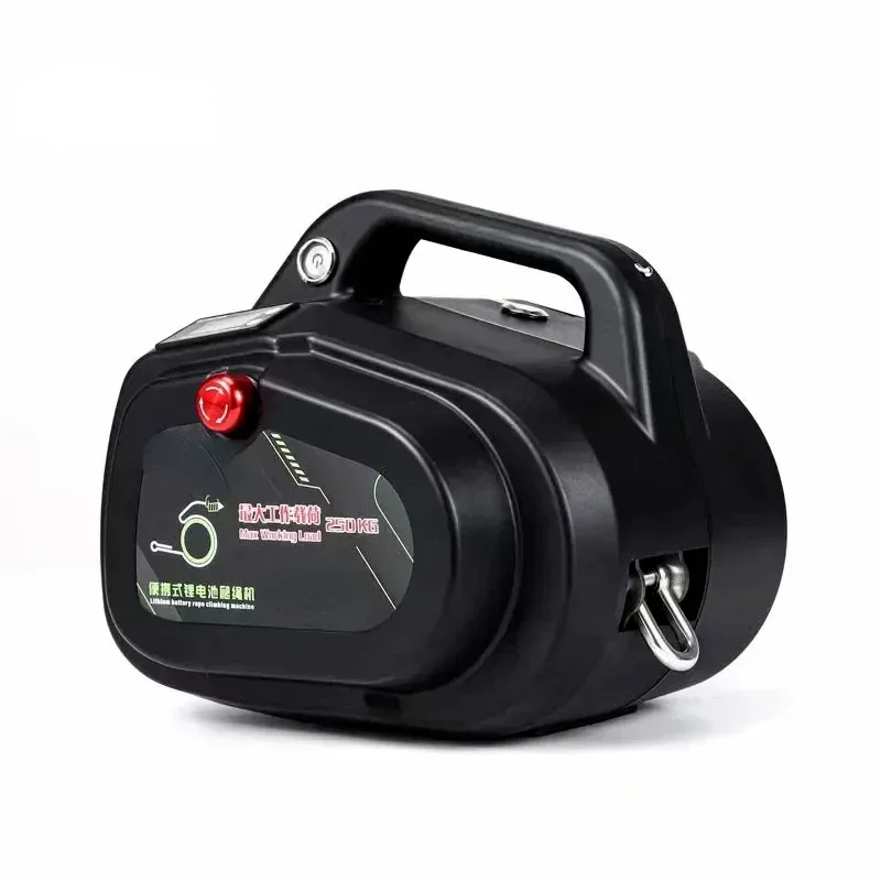 

Promotion Hot Saleshot Sale 250kg 36v With Emergency Stop Rope Climbing Machine Lithium Battery Electric Ascender