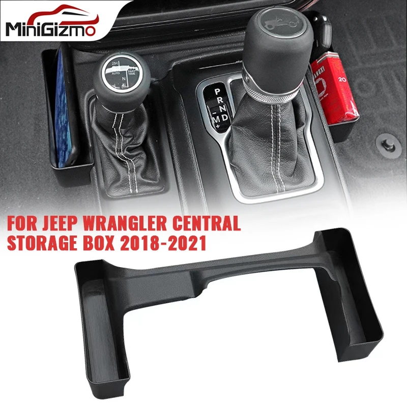 

For Jeep Wrangler JL Gladiator JT 2018-2024 4-Door Car Armrest Box Storage Organizer Gear Shift Stowing Tidying Accessories