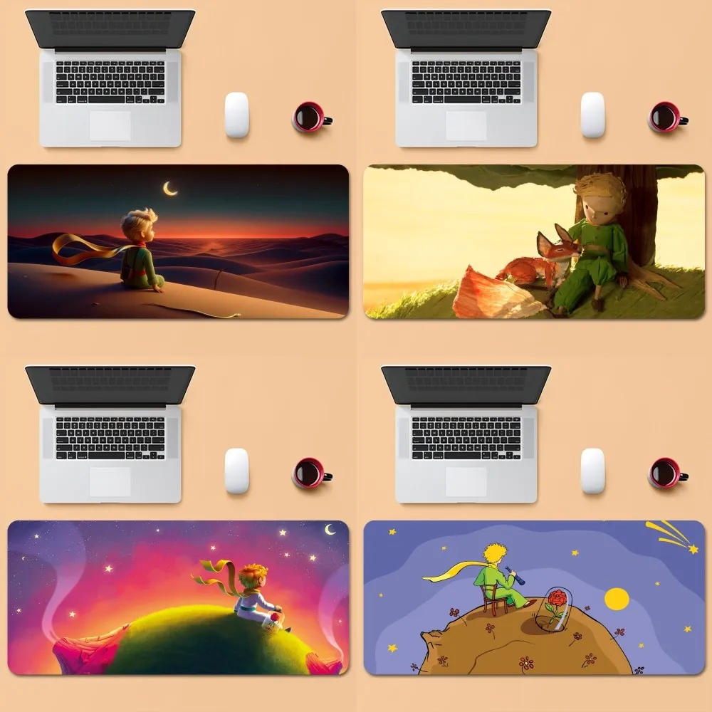 

The Little Prince Mousepad Office Large Small Computer PC Keyboard Mouse Rubber Game Anti-Slip Mice Mat Big