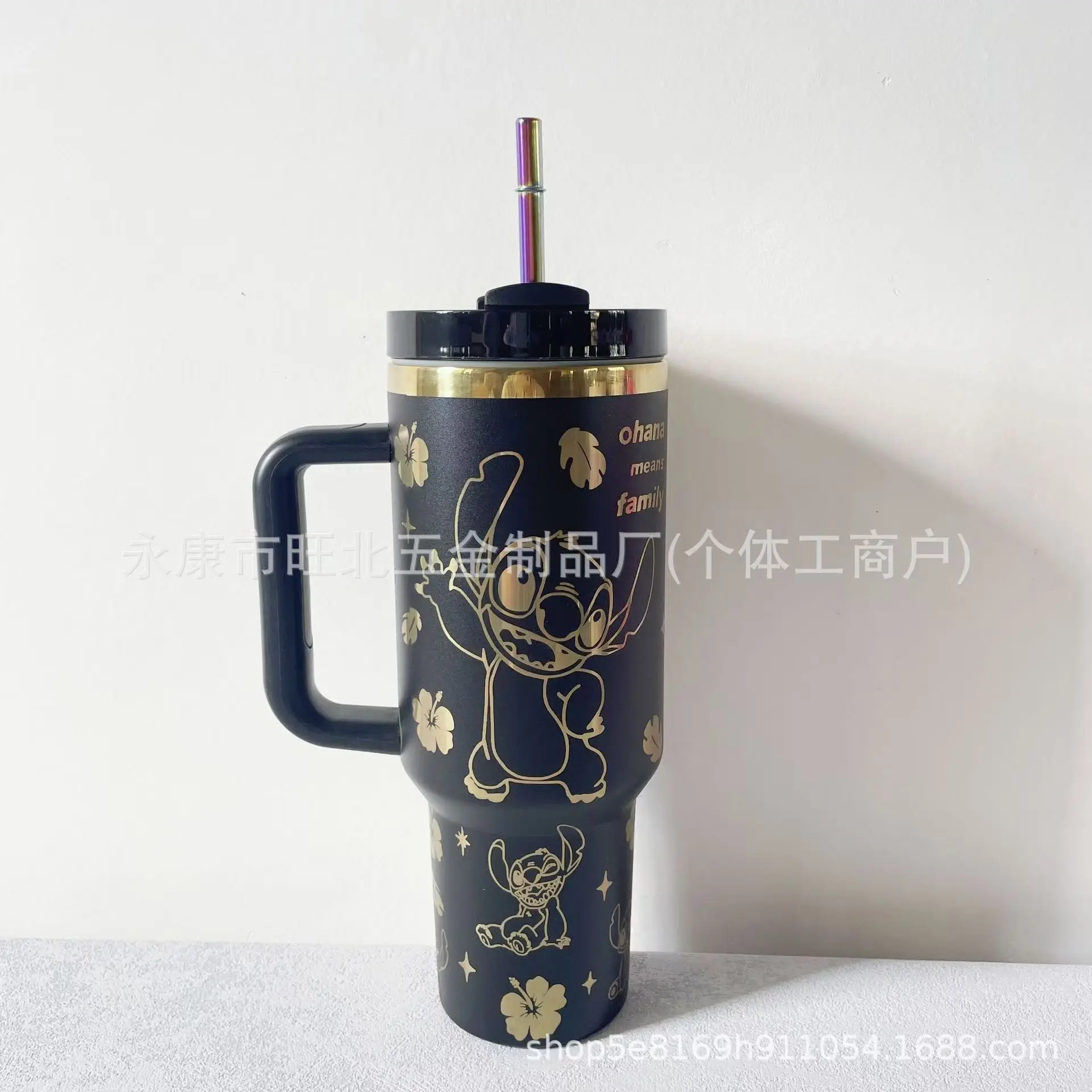 MINISO 40oz Stitch Cup H2.0 FlowState Tumbler Insulated Thermal Coffee Cup Stainless Steel Travel Mug Large Capacity