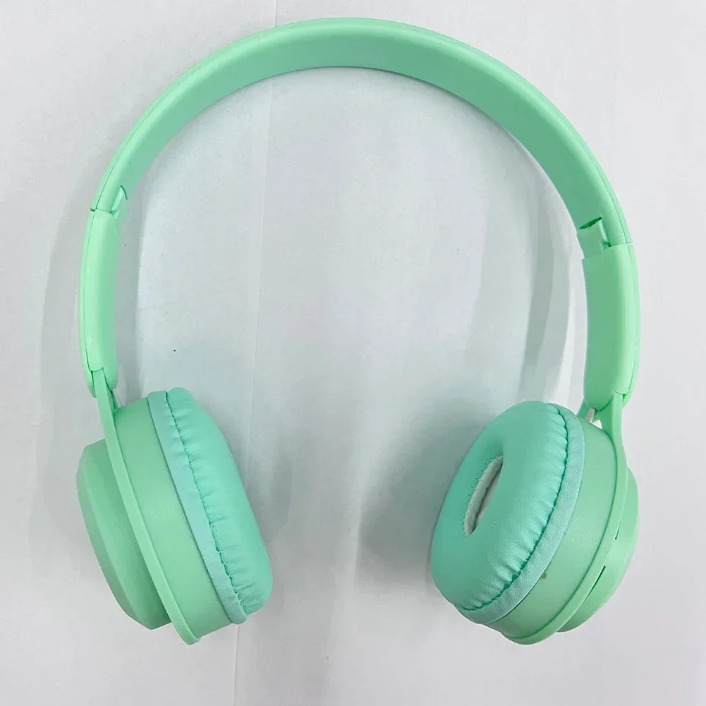 Y08 Macaron Headphones Kids Wireless Bluetooth Headphone Stereo Headband Gaming Headset With Mic Gamer For Mobile Tablet