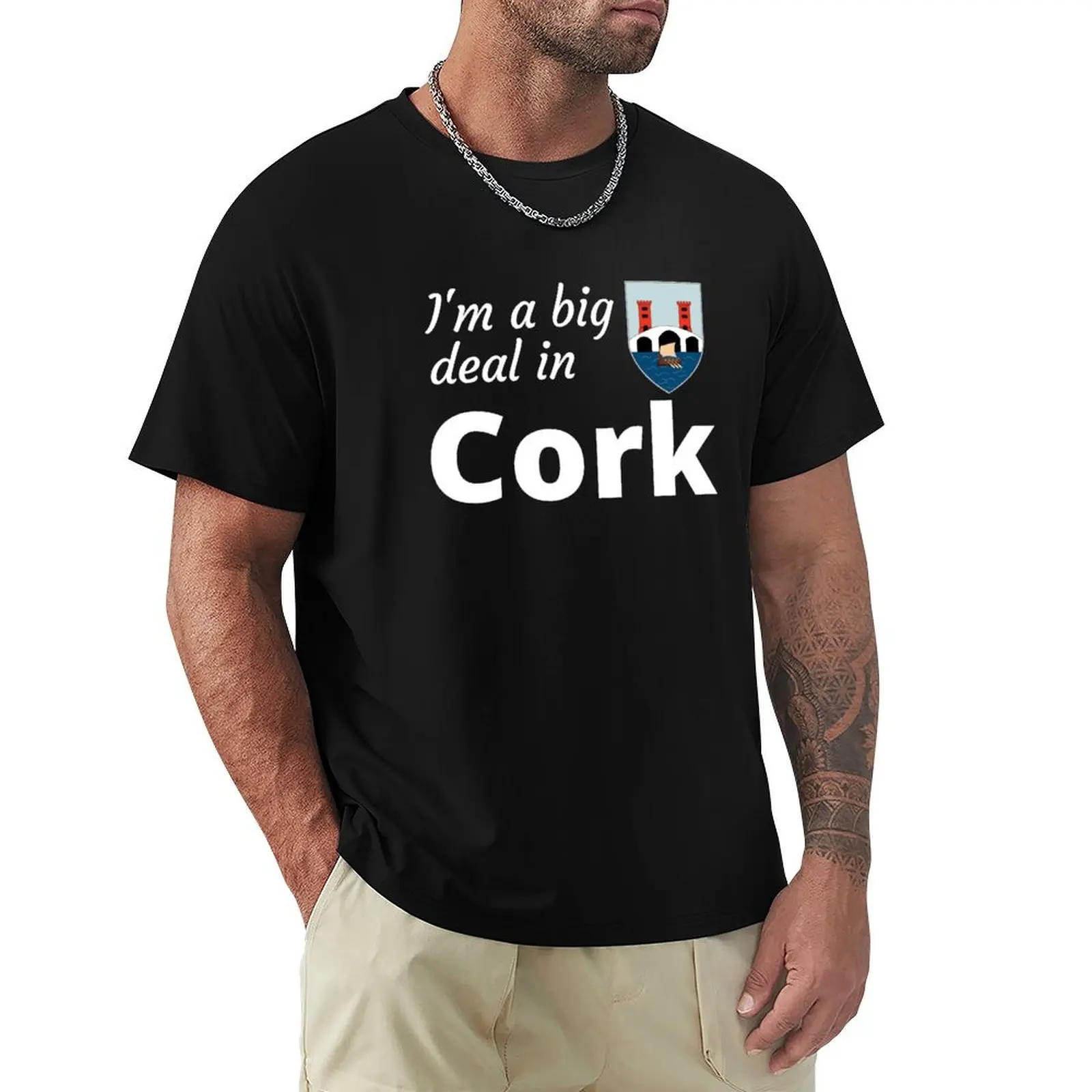 I'm a big deal in Cork T-Shirt sports fans oversizeds anime shirts men