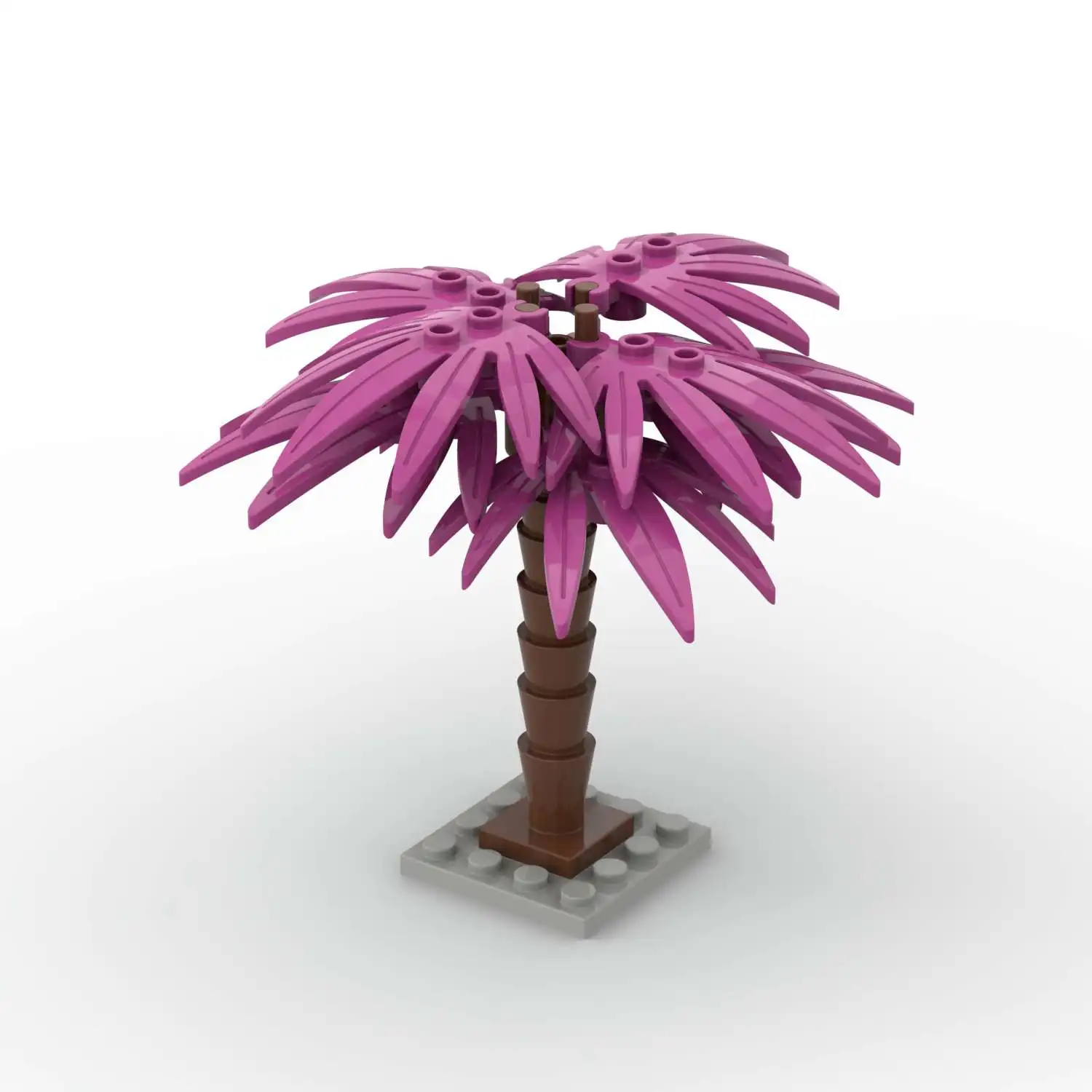 MOC Bausteinmodelle Städtische Grünflächen Kreativer Großer Baum DIY Straßendekorationen Kleine Bäume an Straßen Geschenk für Baumeister – Detail 3