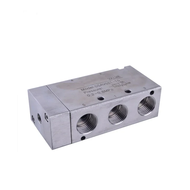 AvaCoreManufacturer's Stainless Steel 316 Pneumatic Air Control Directional Solenoid Valve High Temperature Gas Media