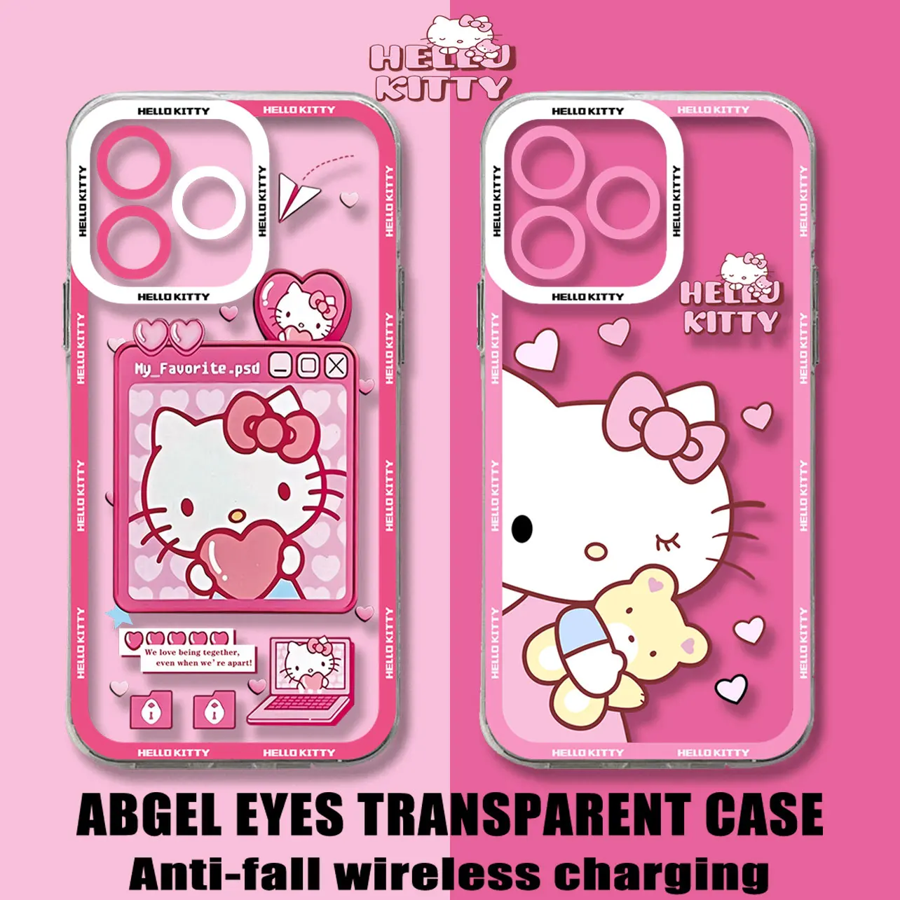 Cartoon Hello Kitty Hot Grappige Telefoon Hoesje Voor Redmi Note 12 11 10 9 Pro 7 8 9c 10c 12c 13c 4G 5G Zachte Siliconen Transparante Hoes