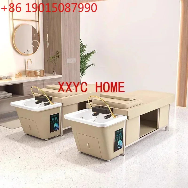 

Shampoo Wash Massage Steel Water Circulation Therapy Lettino Equipment MQ50SC