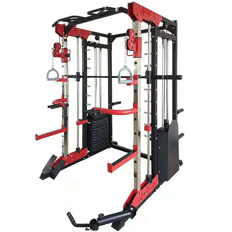 

Comprehensive Strength Training Fitness Equipment Power Rack Cage Home Gym Multi Functional Smith Machine Squat Rack