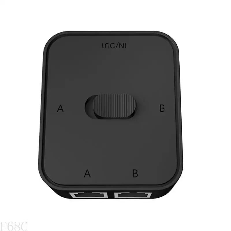 AP28 2 Port RJ45 LAN CAT6 Selector 1000Mbps 2 In 1 Out/1 In 2 Out Internal External Switcher Splitter
