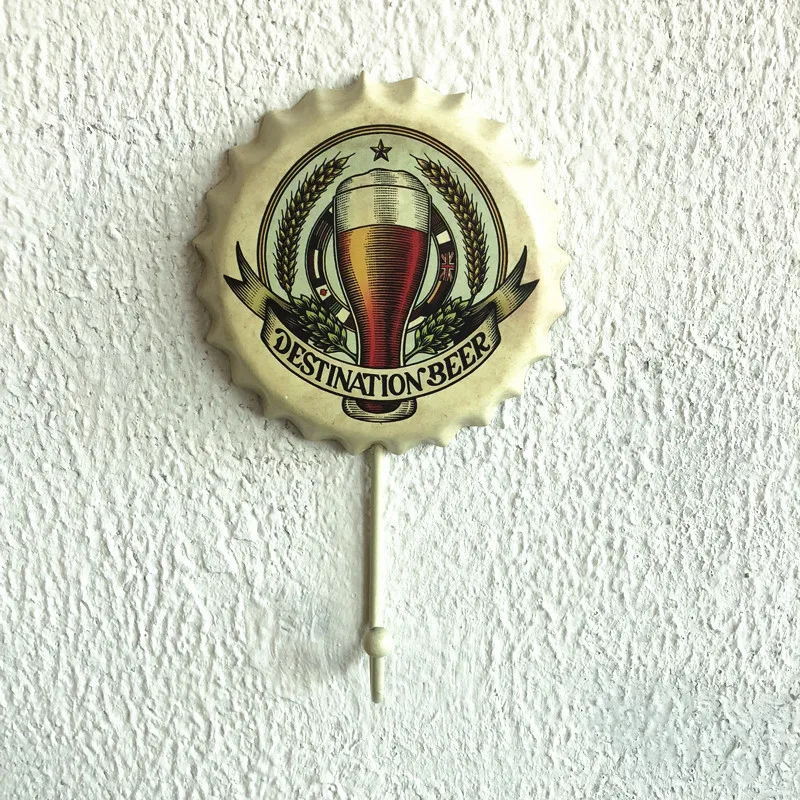 Ganci appesi in metallo tappo di bottiglia di vino Vintage ciondoli artigianali da parete appendiabiti creativi accessori per la casa