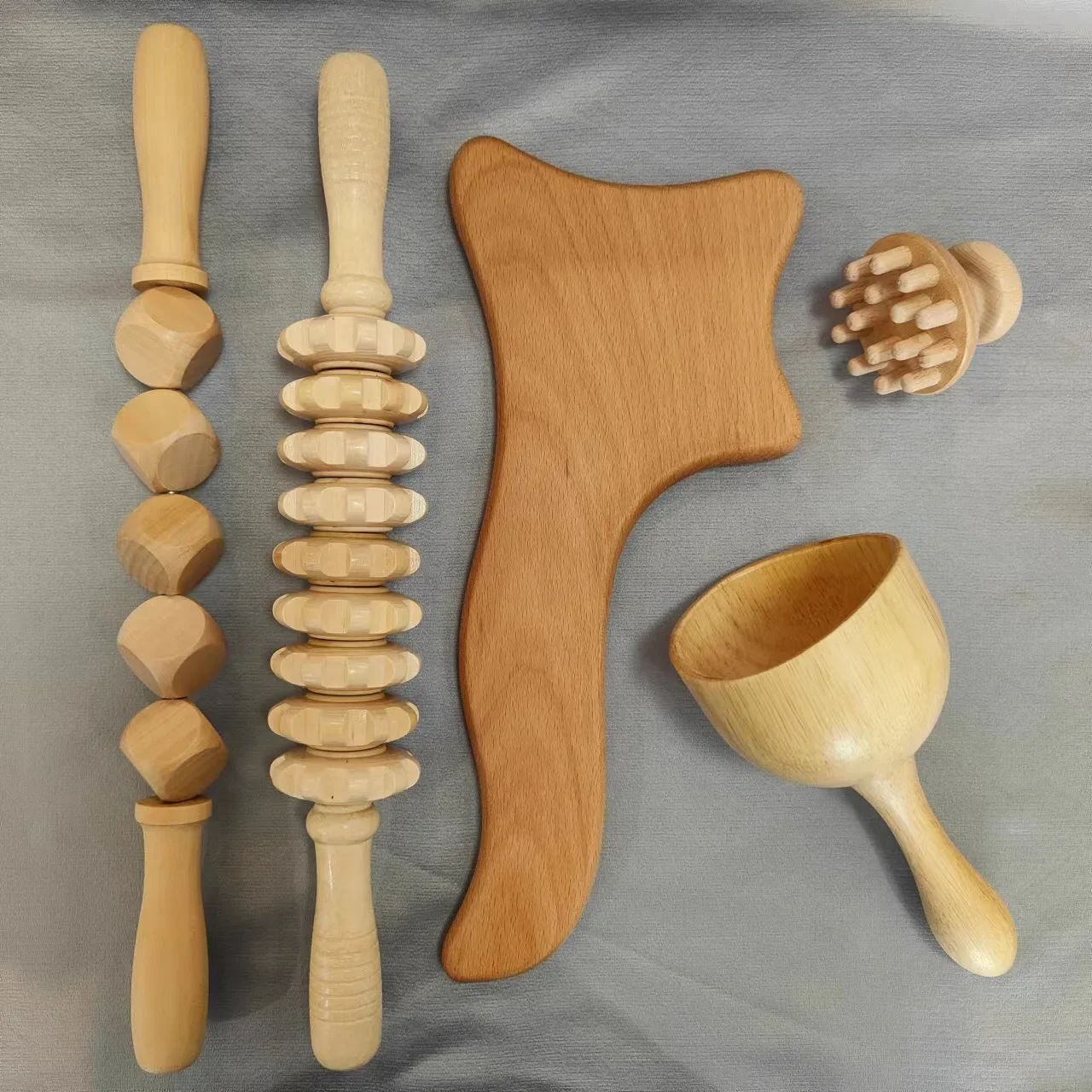 Maderotherapy Kit For Reductive Massager Body Sculpturing Anti Cellulite Maderoterapia Massage Tool Colombian Wood Therapy Tools