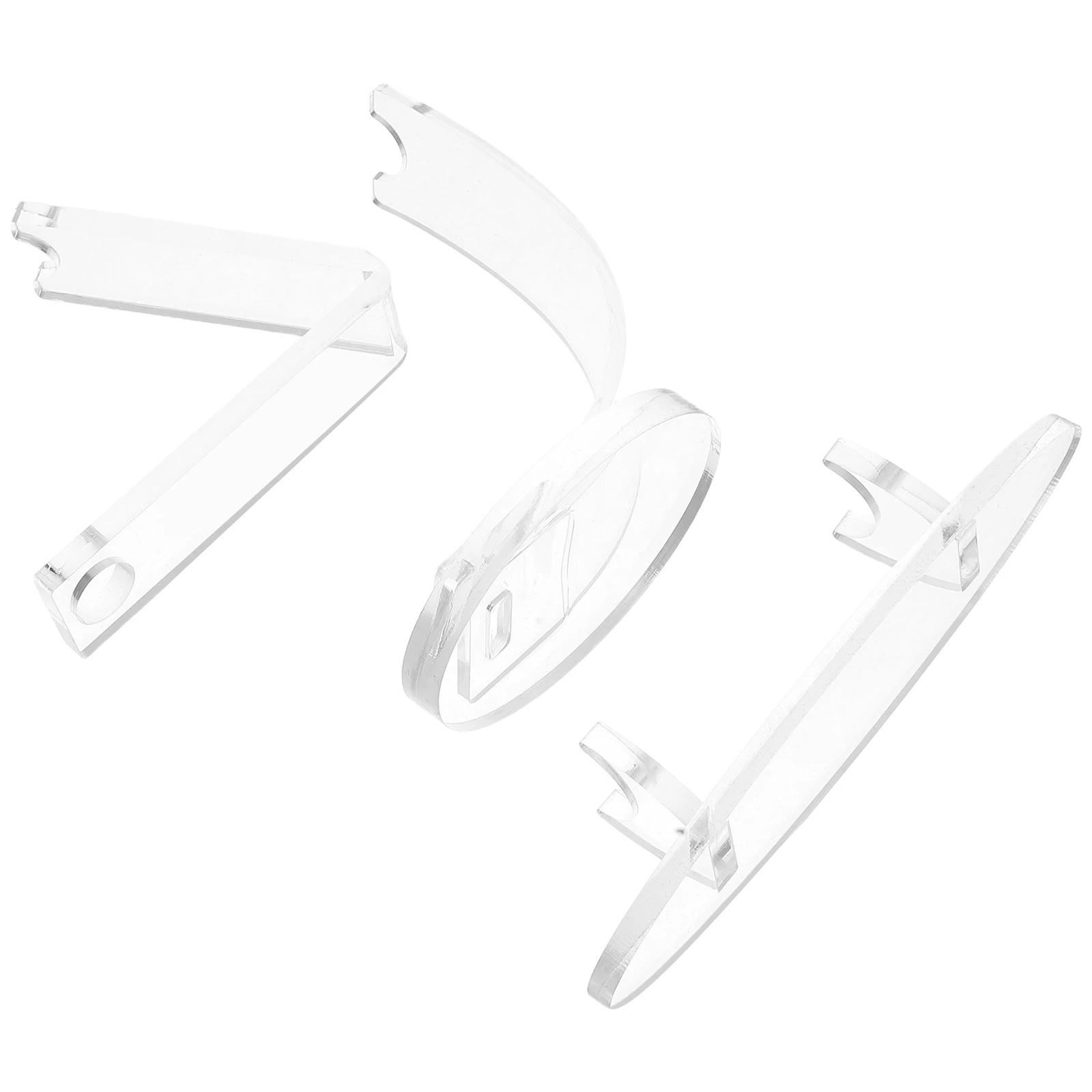 

3Pcs Multifunctional Display Rack Clear Acrylic Pen Holder for Office School Home Use Ballpoint Pens Fountain Pens Makeup