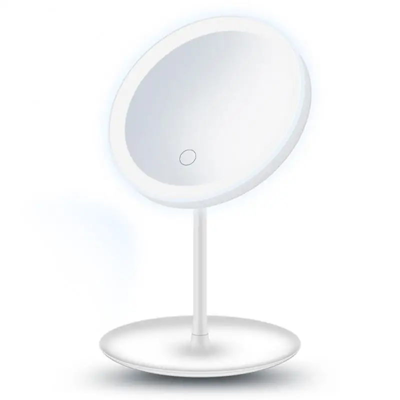 Makeup Mirror With Led Light Daylight Vanity Mirror Removable Adjustable Desk Mirror Foldable With USB Cable Cosmetic Mirror