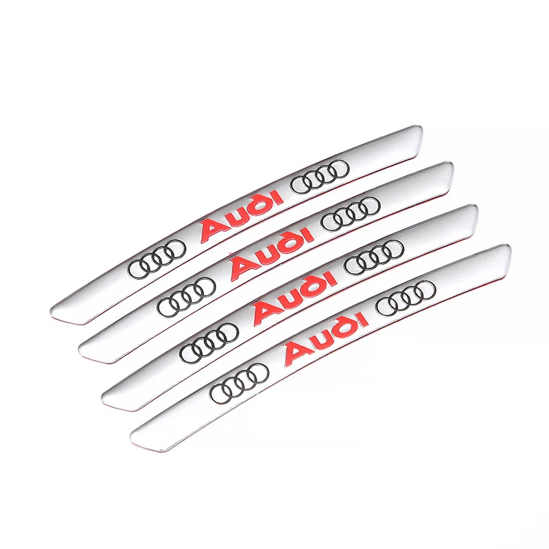 Car Sticker Wheel Hub Rim Logo Decals For Audi A3 A4 A6 A8 A7 Q3 Q5 Q7 S3 S4 S5 S7 RS7 RS3 RS4 RS5 Styling Badge Emblems