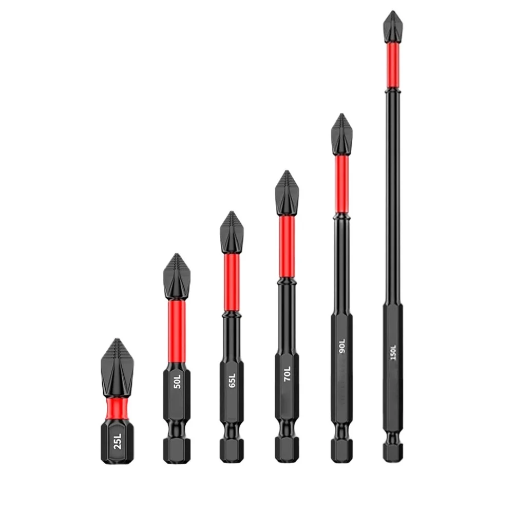 Cross Screwdriver Magnetic Batch Head High Strength Operations Strong Alloy Steel Applications For DIY Projects