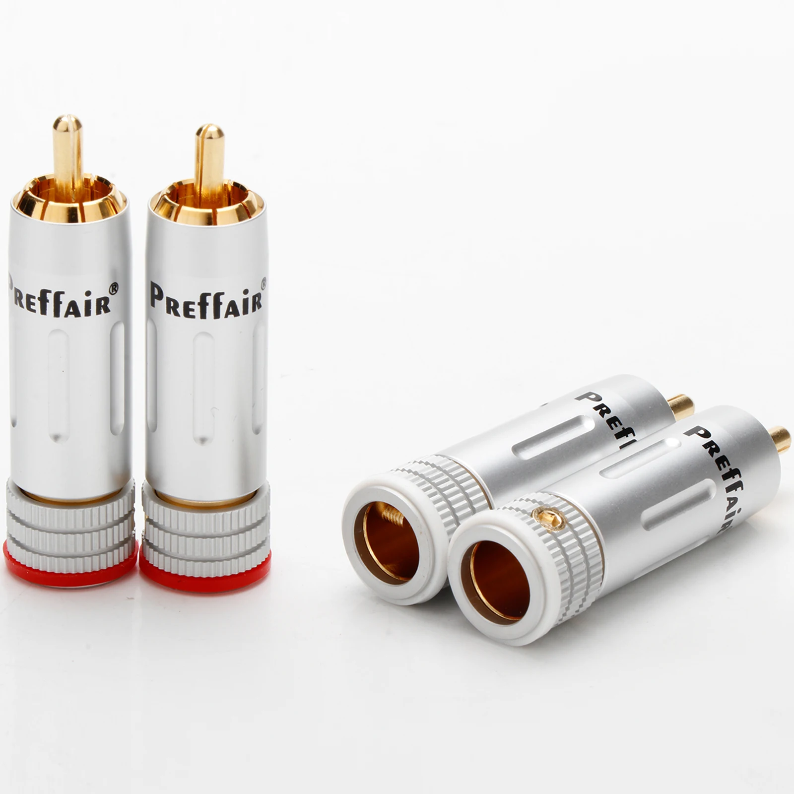 HIFI Audio RCA Lotus-Stecker Schraubbefestigter Anschluss Selbstverriegelnder Terminal Audio-Kabelstecker AV-Reparaturkopf High-End RCA – Detail 8