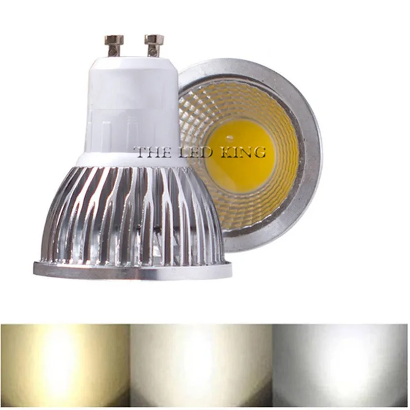 Bombilla de luz Led de techo superbrillante, luz regulable GU10, 85-265V, 9W, 12W, 15W, GU10 COB, foco LED GU10