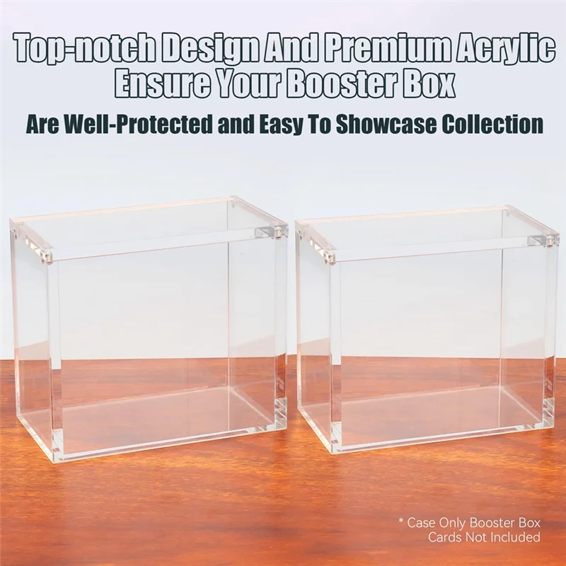 

ABGG-Acrylic Case Protector Clear Acrylic Lid Magnetic Closure Top Loading For Collectibles And Figure Card