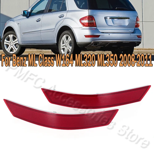 Imagen 1 del producto Luz de freno Reflector de parachoques trasero lámpara de parada accesorios de coche para Mercedes Benz ML clase W164 ML320 ML350 2008 2009 2010 2011
