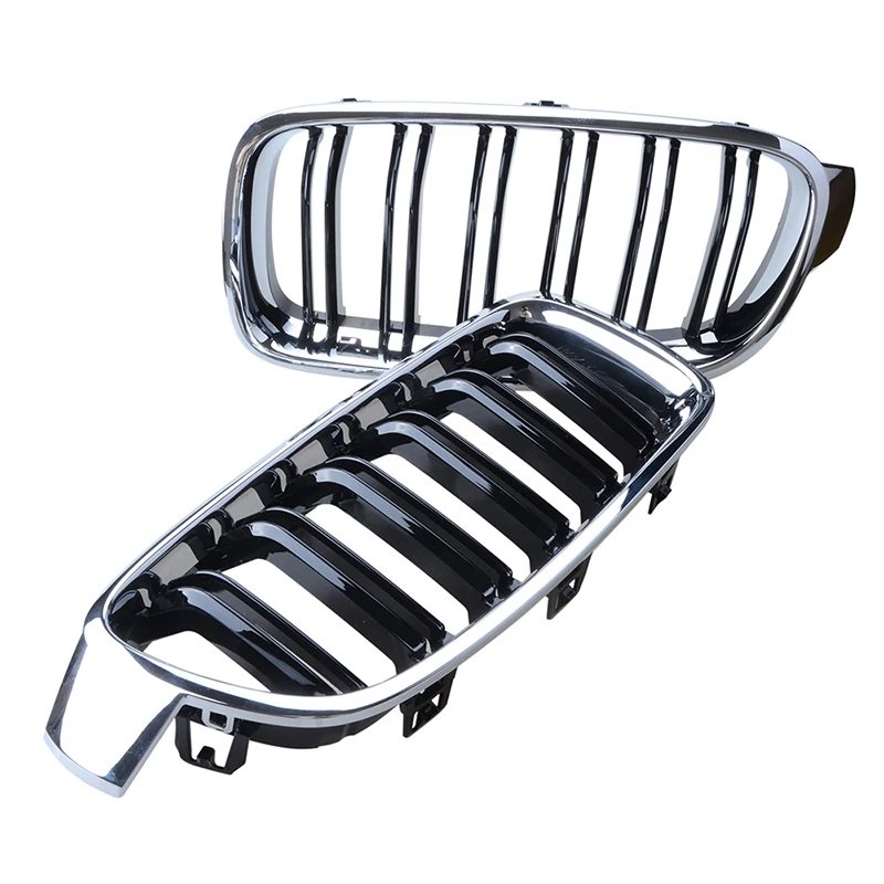 Rhyming Front Kidney Grill Black/Chrome Plating Racing Grille Fit For BMW 3 Series F30 F31 F35 2012-2019 Sedan Car Accessories