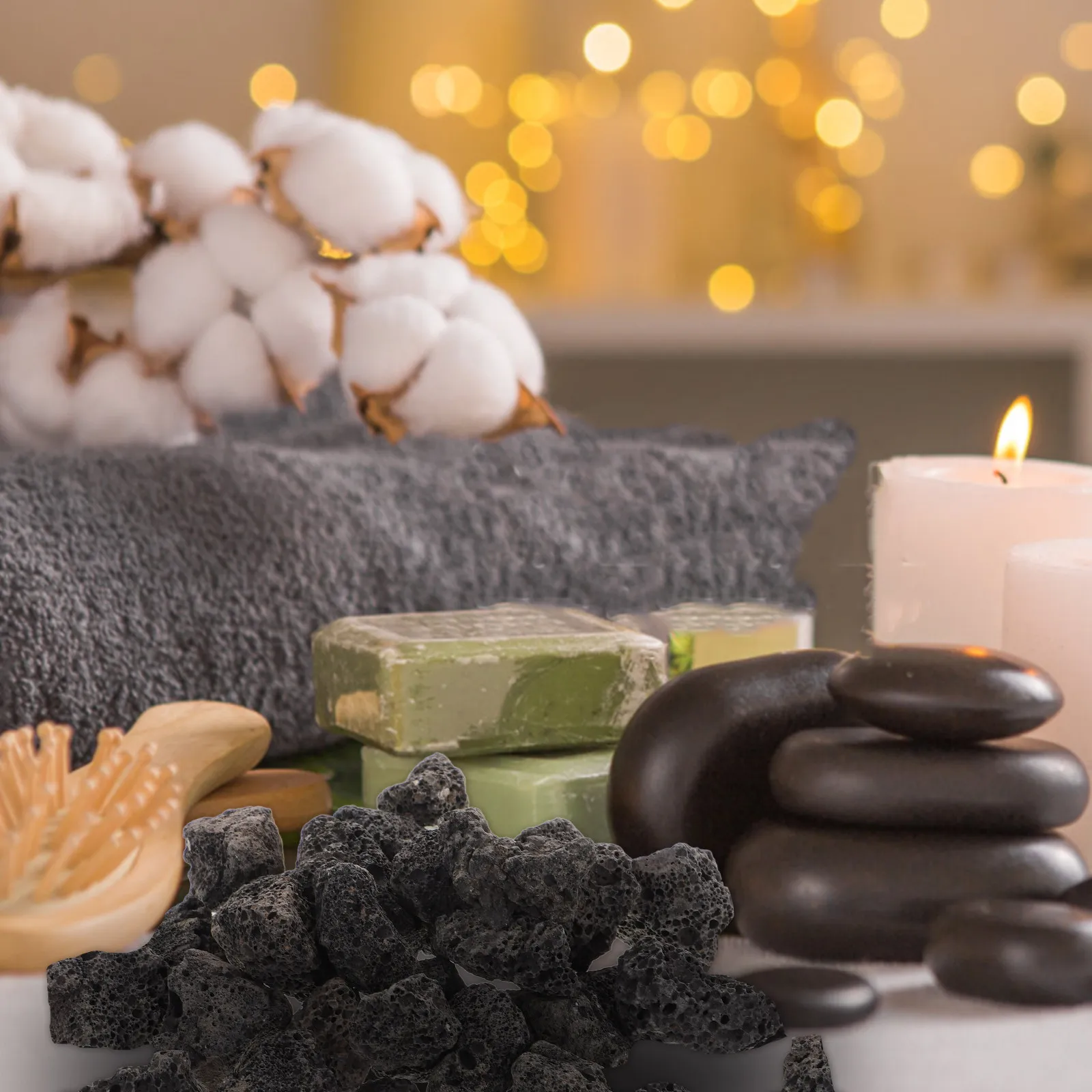 

1Set Volcanic Stone Aromatherapy Diffuser Stones No Flame Required Safe Volcanic Rock Home Office Air Freshener Essential Oil