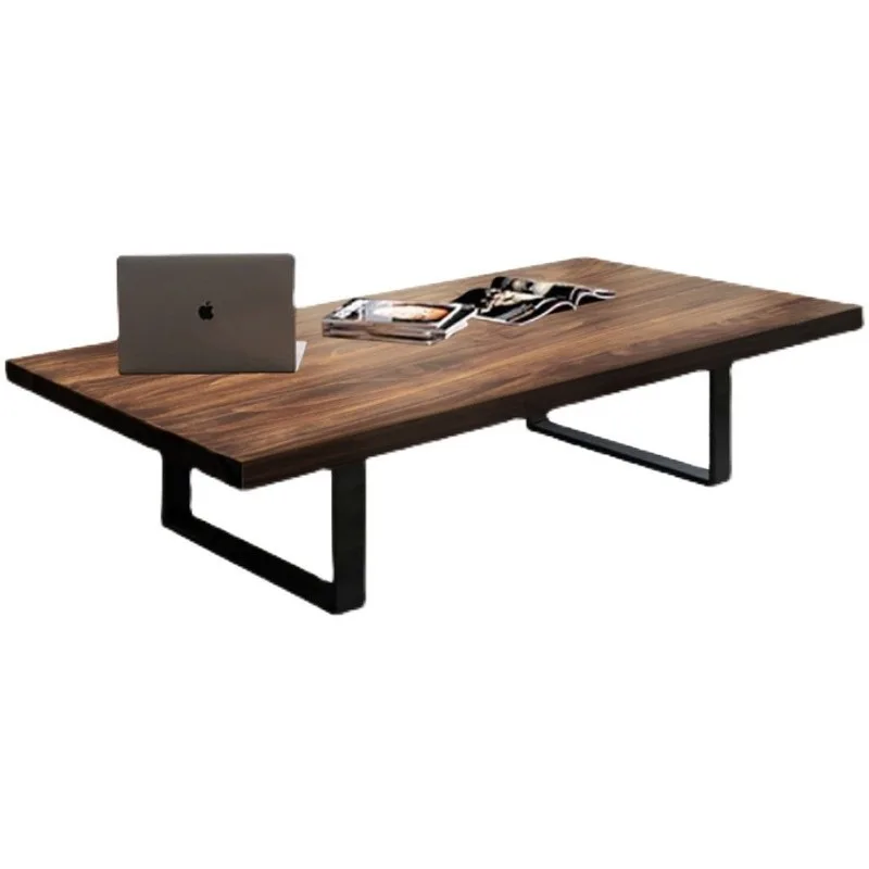 Custom Large Natural Live Edge Slab Luxury Solid Coffee Table With Modern Design For Home Use