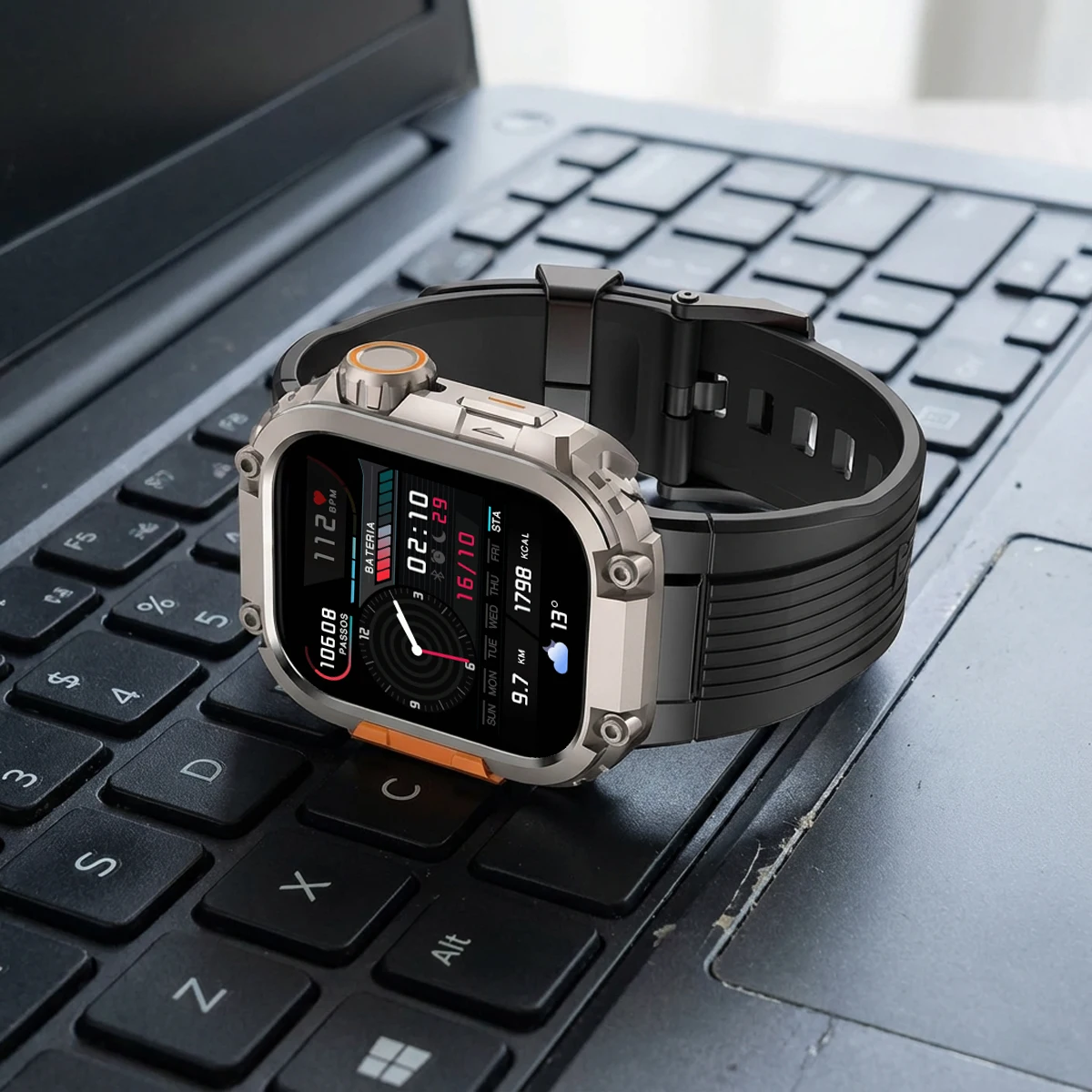 Capa de liga metálica para App - Luxury Watch Apple avaliação e preço