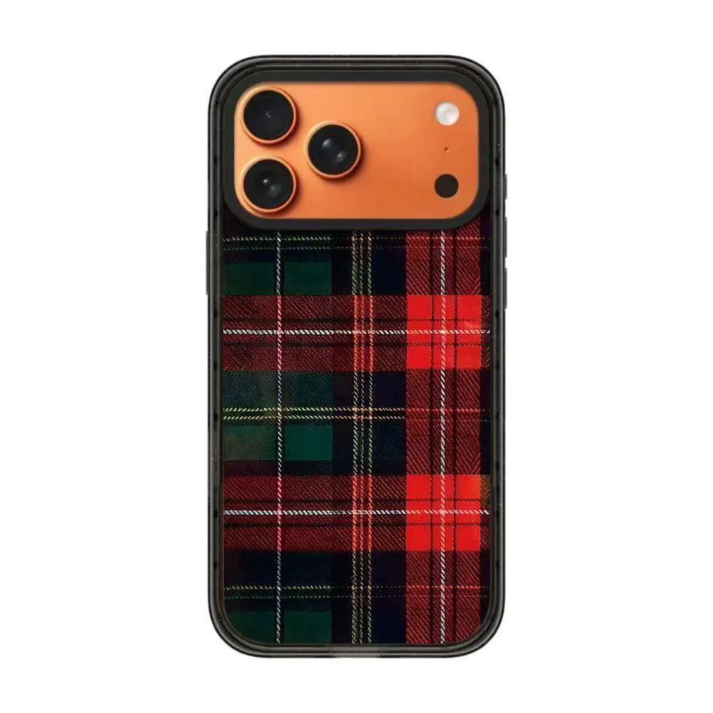 

Vintage Striped Red Christmas Phone Cover for IPhone 12 13 14 15 16 17 Pro Max Case for IPhone 17 Air
