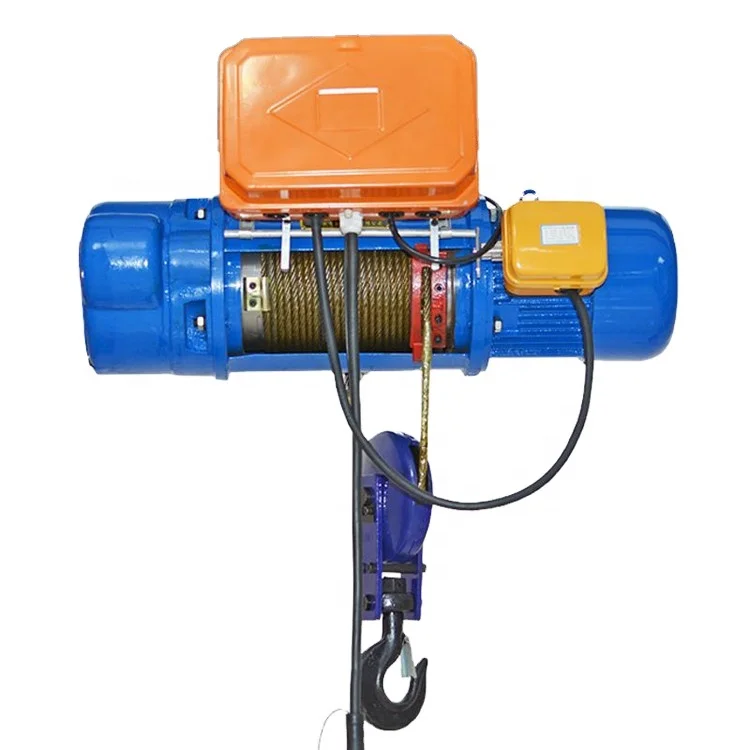 High Quality New Moveable Electric Wire Rope Hoist with 30 Meters Lifting Height 1-10T Load Capacity Remote Control