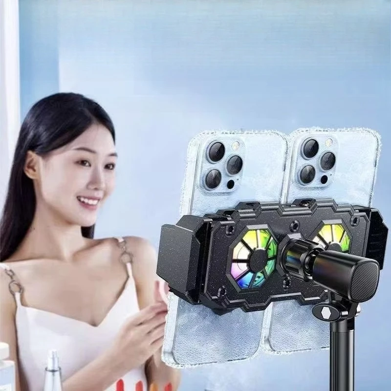 Adjustable desktop dual-machine bracket D03 heat dissipation telescopic bracket, portable bracket, multi-device use