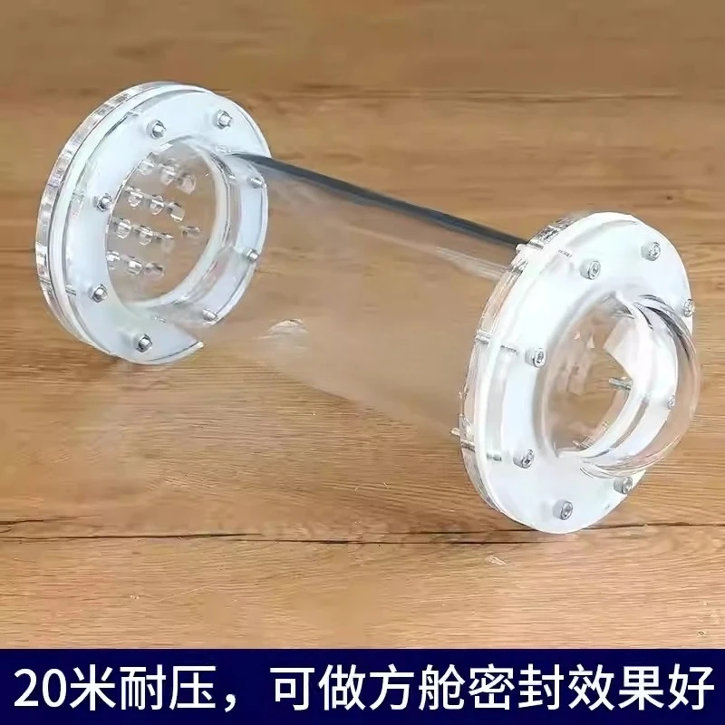 ROV sealed cabin for student competition, acrylic waterproof cabin, underwater robot cabin, shallow water use