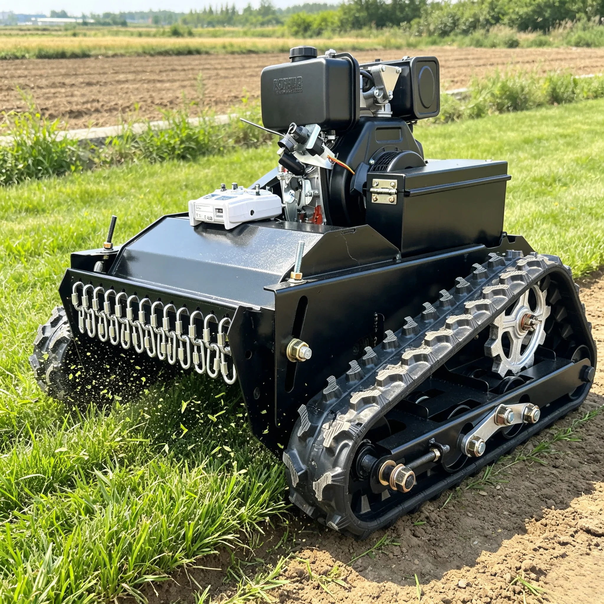 550mm DIY RC Flail Lawn Mower  - Robot Track 评论和价格
