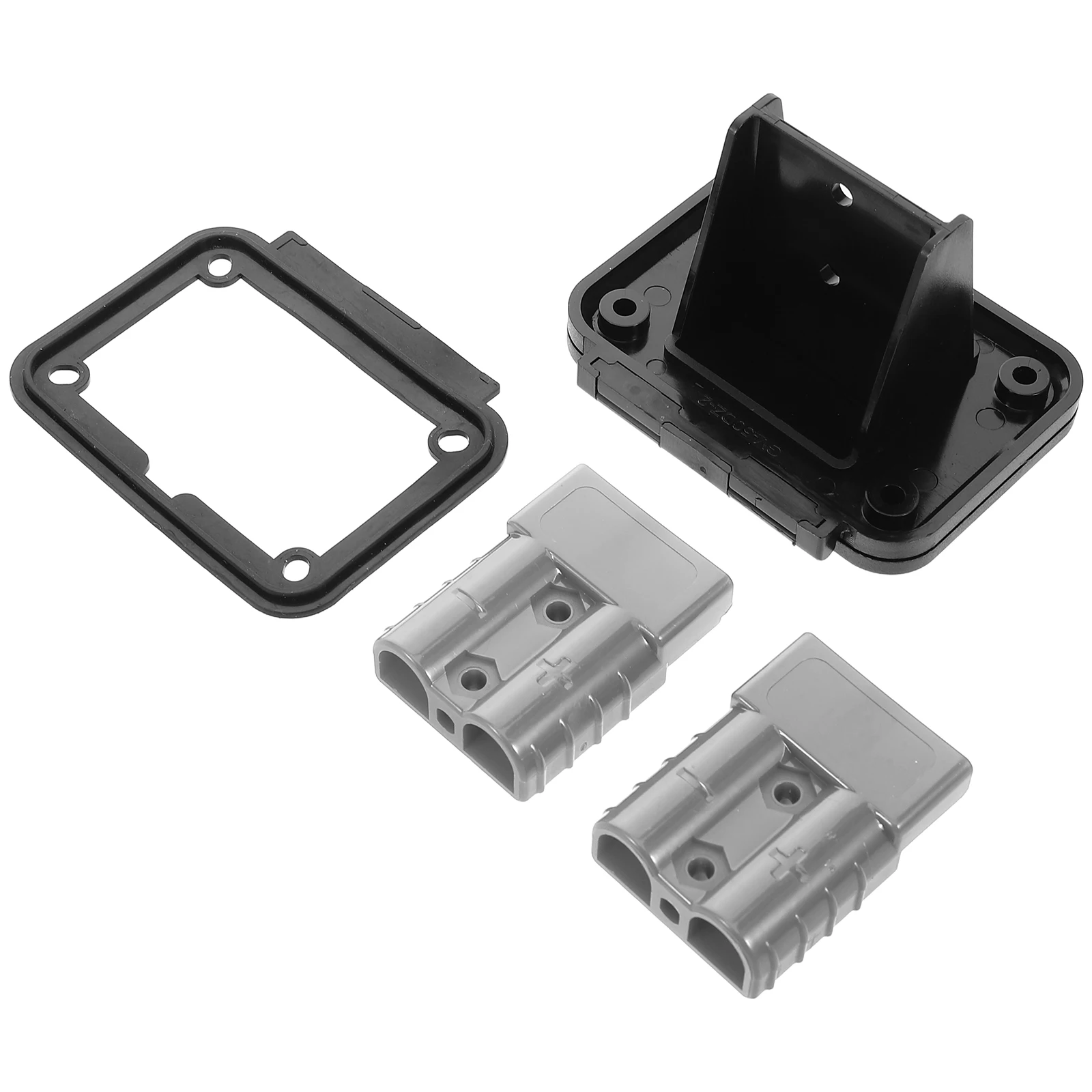

High Power 50A Recessed Connector Panel Flush Mount Quick Disconnect Dust Cover Panel Mount Plate For Energy Storage