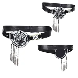 Male Sephiroth Cosplay Game Final Cos Fantasy Belt Waistband Men Belts Men Adult Halloween Carnival Party Costume Accessories
