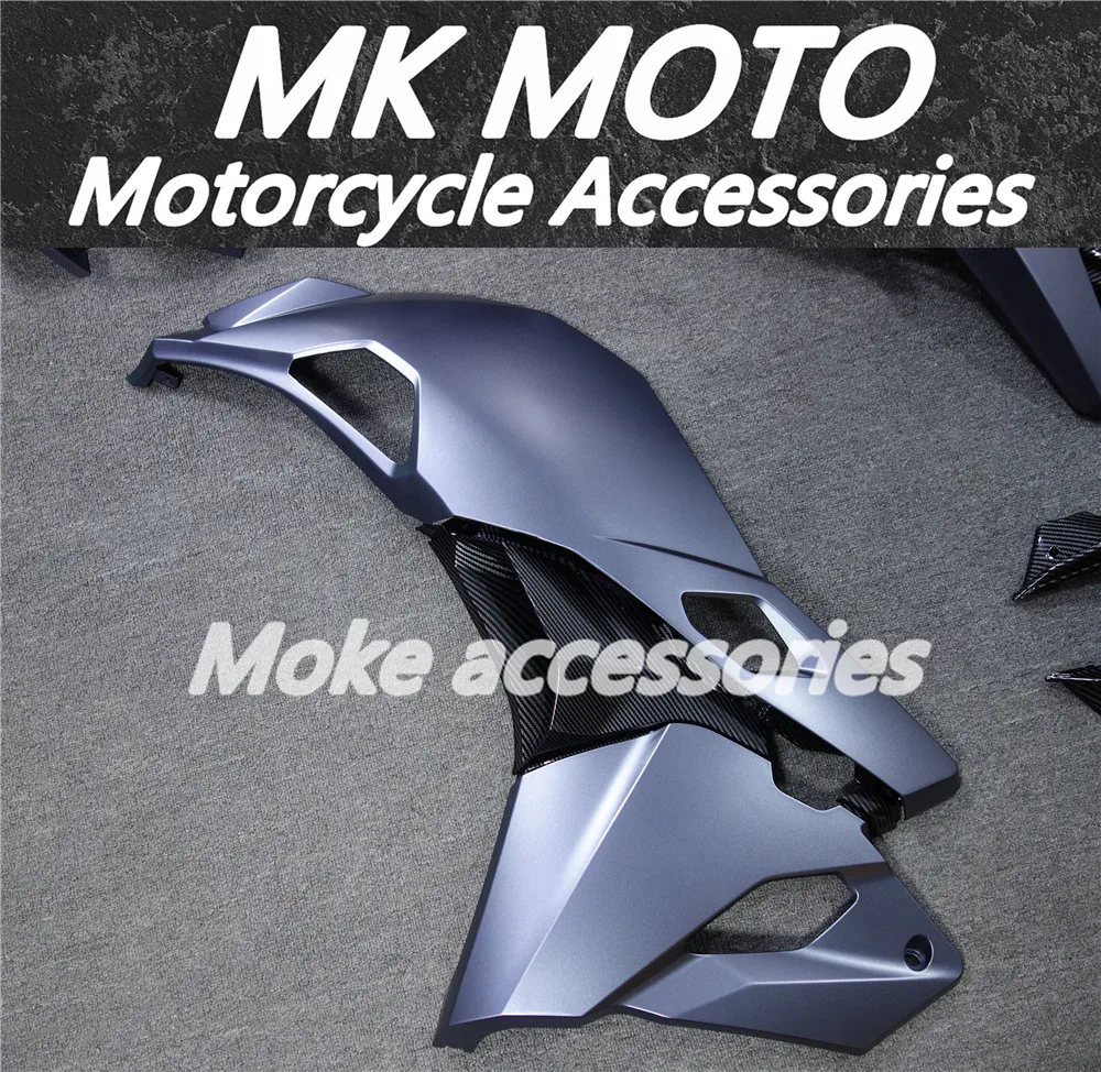 

Motorcycle Bodywork Set For ZX-4R ZX-25R 2019 2020 2021 2022 2023 Fairings Kit Fit Metallic Black Carbon fiber texture New
