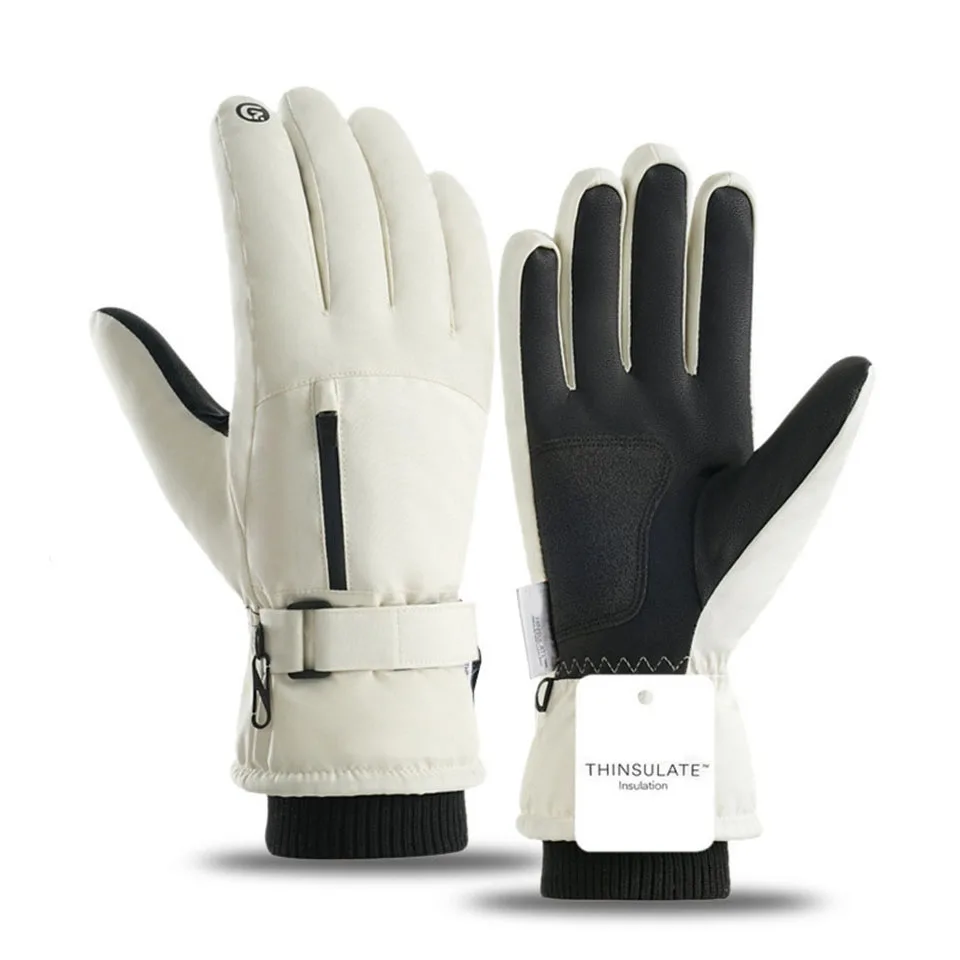 GTUBIKE Winter warme handschoenen voor buiten fietsen Skiën Verdikte koudebestendige handschoen Waterdicht touchscreen kampeeruitrusting