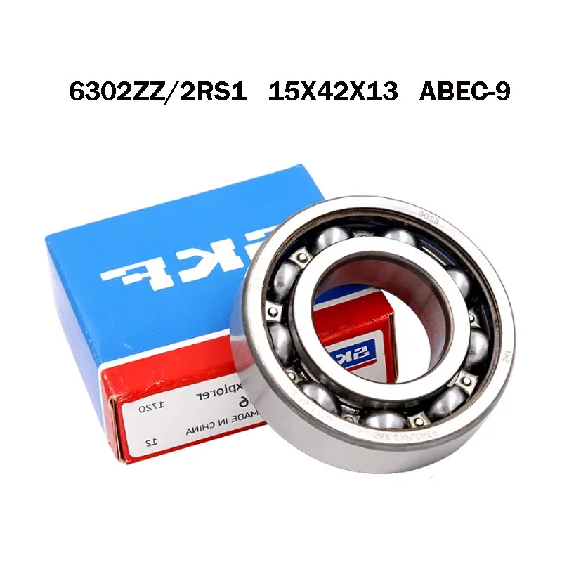 

5PCS skf 6302 2Z 6302-2RS1 Bearings High Speed SE ABEC-9 SKF Imported 6302ZZ 15x42x13 Deep Groove bearings подшипник