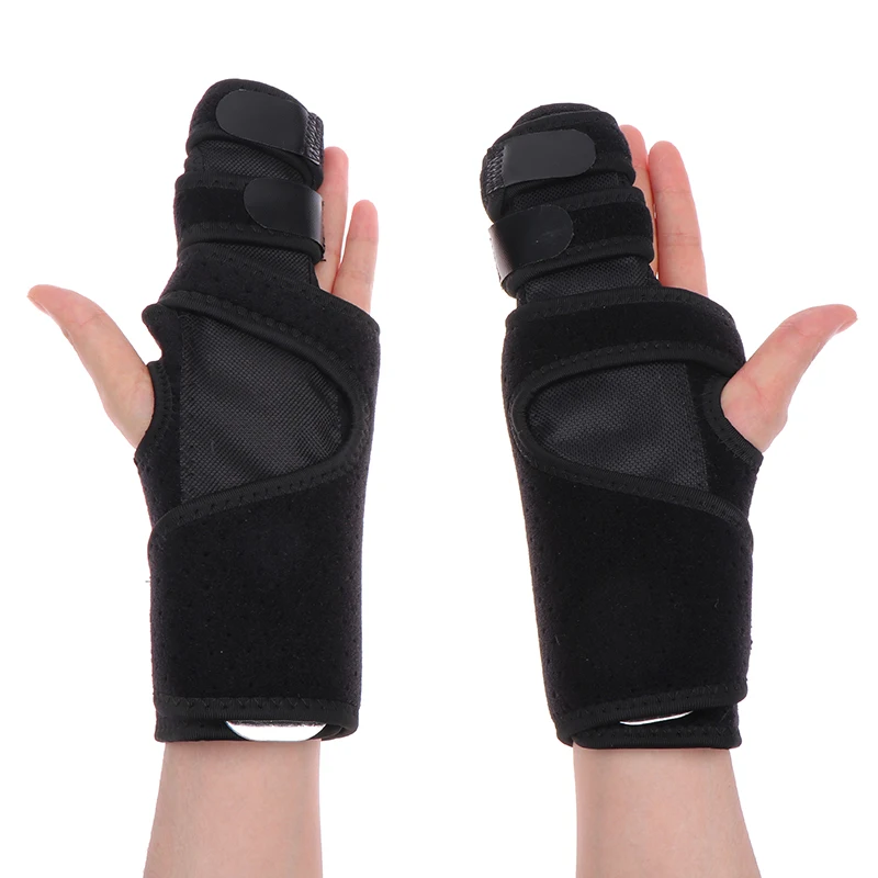 Breathable Mallet Finger Splint For 2/3 Finger Brace Support Stabilizer For Broken Fingers Arthritis Tendonitis