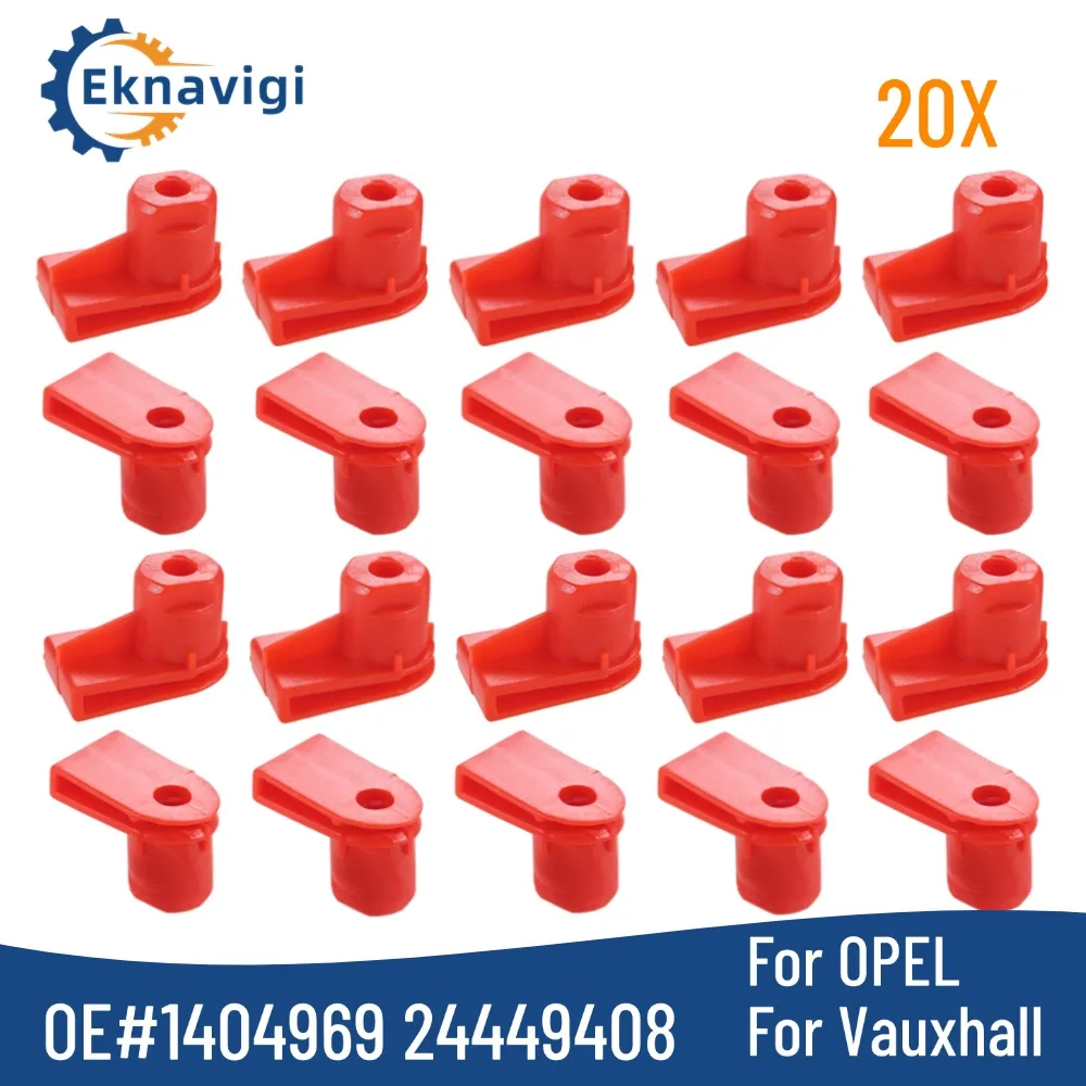 20PCS OE#1404969 24449408 For OPEL GENERAL MOTORS Vauxhall Car Bumper Mounting Ring Nut Screws