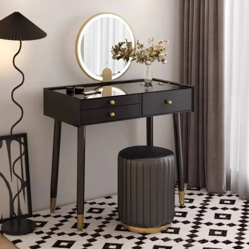 

Makeup Drawers Dressing Table Small Apartment Light Luxury Dressing Table Storage Hotel Women Coiffeuse De Chambre Furniture