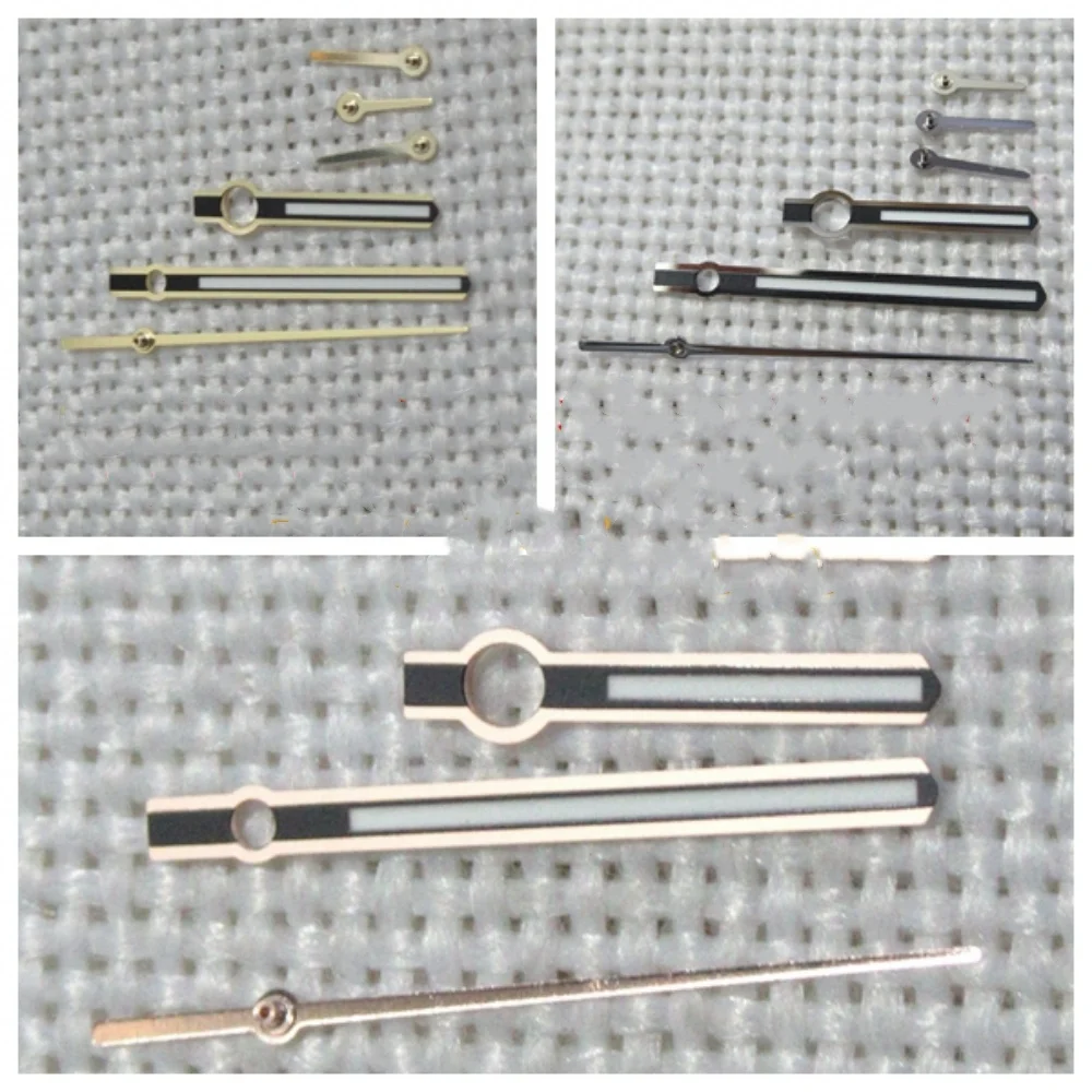 Watch Needles For ETA7750 Movement Watch Hands 6Pin Luminous Pointer Minute Second Hands For ETA7750 Movement Repair Replacement