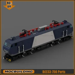 Electric Locomotive Train MOC Building Blocks City Train HXD1B-0528 Motor Technology Bricks DIY Assembly Vehicle Toys Gifts