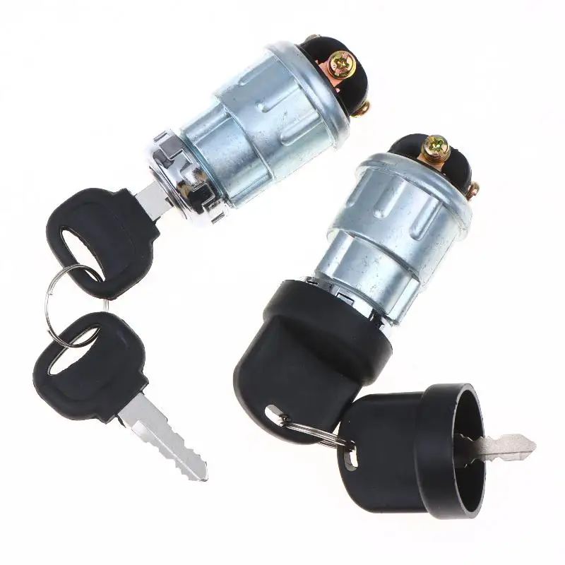 3/4 Position Motorcycle Ignition Switch Universal Key Waterproof Starter Lock Reliable Replacement for Motorbike Scooter