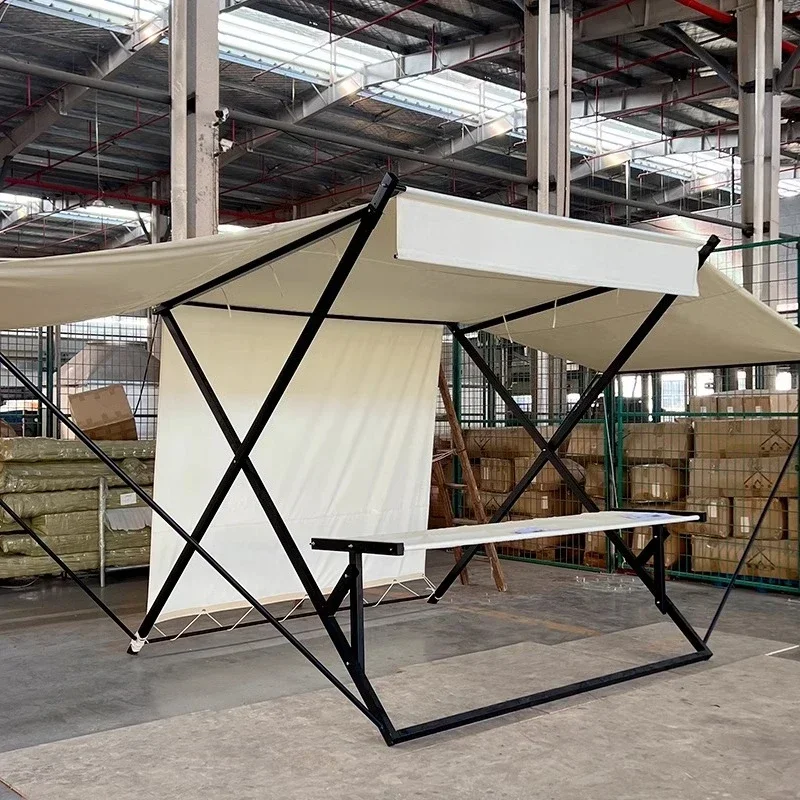 Outdoor camp stall tent rooftop barbecue tent courtyard canopy night market market stall commercial awning