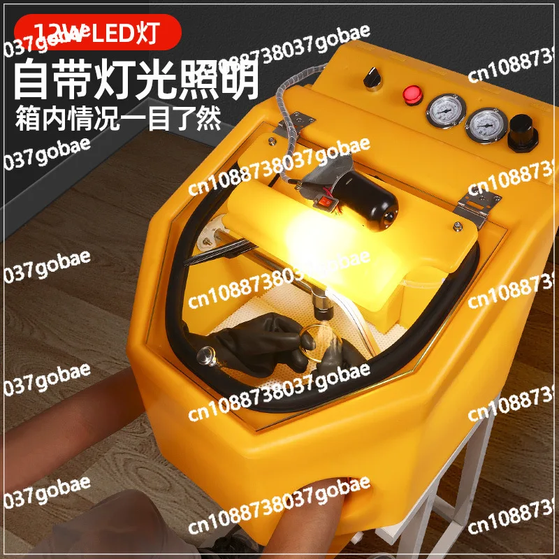 Ancient sandblasting machine, manual water-type large sandblasting machine, jewelry matte surface processing equipment