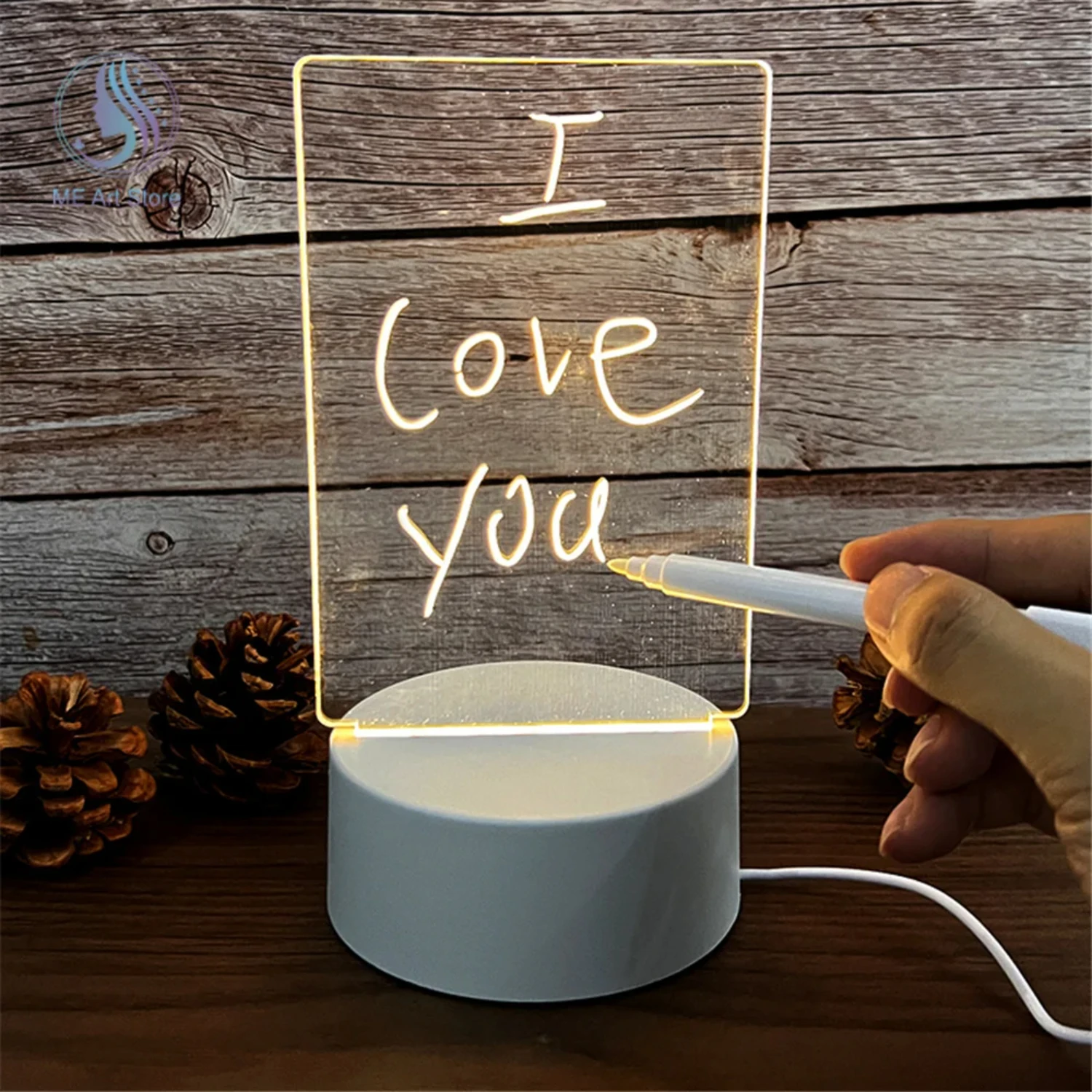 Thinking of a Thoughtful and Fun Expression Tool? Look no further than this Creative and Unique USB LED Night Lamp Message Board