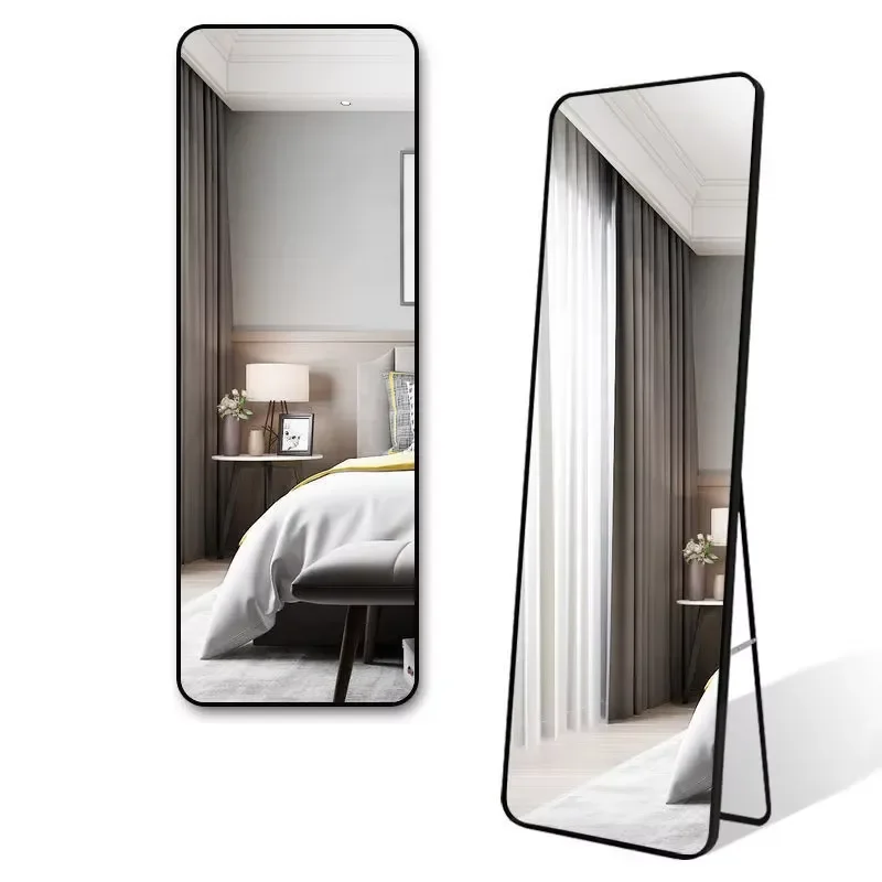 40x150cm Floor to Ceiling Mirror Wall Mounted Full Length Body Mirror for Girls Bedroom Dressing Room Home Decor